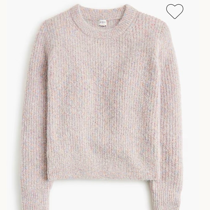Women's Metallic Sequin Crewneck Sweater